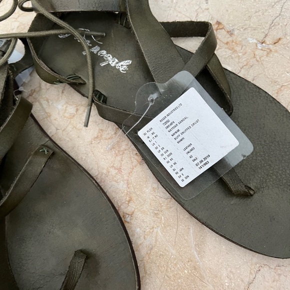 Free People Vacation Day Wrap Sandal Size 40 - Picture 11 of 12